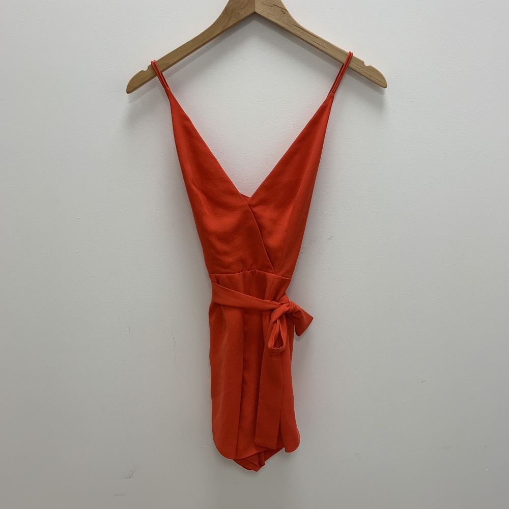 NWT Finders Keepers Here We Go Playsuit in Red - Picture 3 of 11